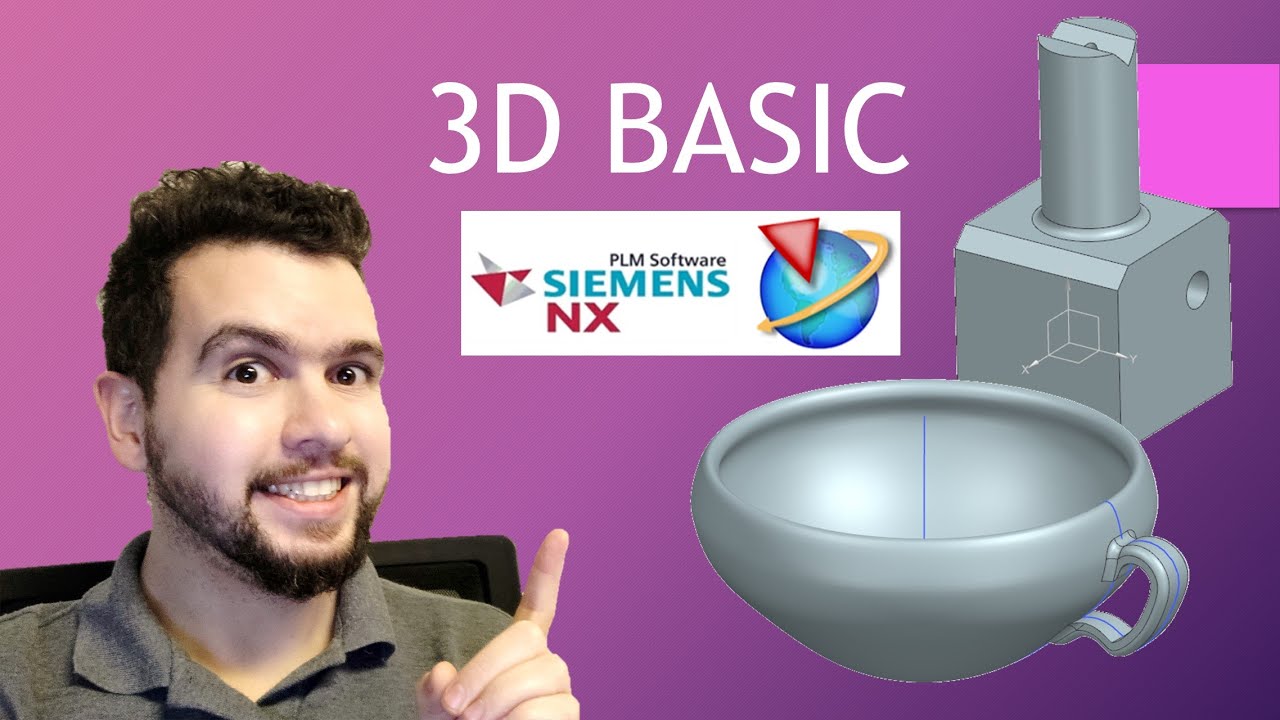 #012 Modelagem 3D com Siemens NX - Básico