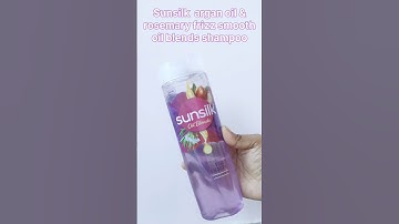"Sunsilk Argan Oil & Rosemary Frizz Smooth Shampoo | Frizz-Free, Silky Hair in Minutes!" #ytshorts