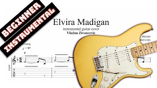 Elvira Madigan TAB - instrumental guitar tabs (PDF + Guitar Pro)