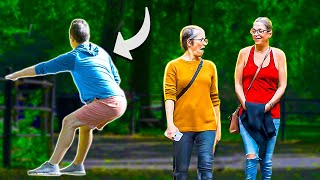 FUNNY Fart Prank in Central Park!  Failing to Hide My Farts!