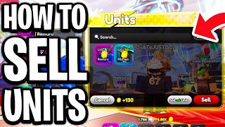How to Sell Units in Anime Squadron Roblox - Full Guide