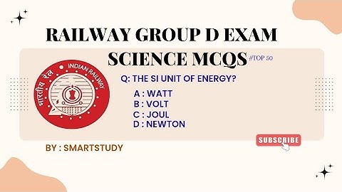 Railway Group D Science Mcq 2025 | rbb group d | rrb group d chemistry | physics | biology Mcq 