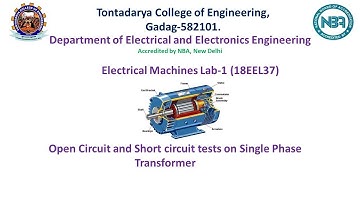 Electrical Machines Lab-1 (18EEL37)  Experiment-1