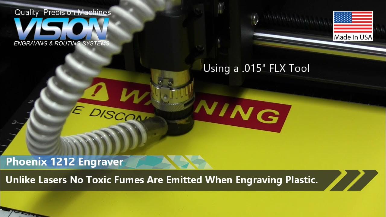 Making a Solar Panel Warning Label on Phoenix 1212 Engraver YouTube