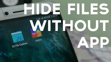 😎 Hide files,images,videos and folders on android without any external app