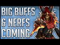 BUFFED BY 40%!! HUGE Class Buffs &amp; Nerfs and New Catch Up Options!
