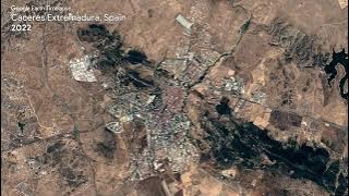 Caceres Extremadura, Spain - Earth Timelapse