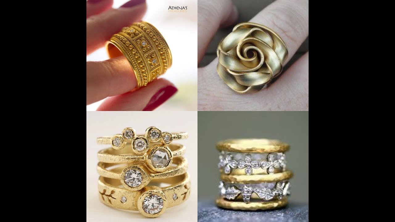 Manufacturer of Ladies 916 gold round designer thumb ring -lpr131 | Jewelxy  - 151064