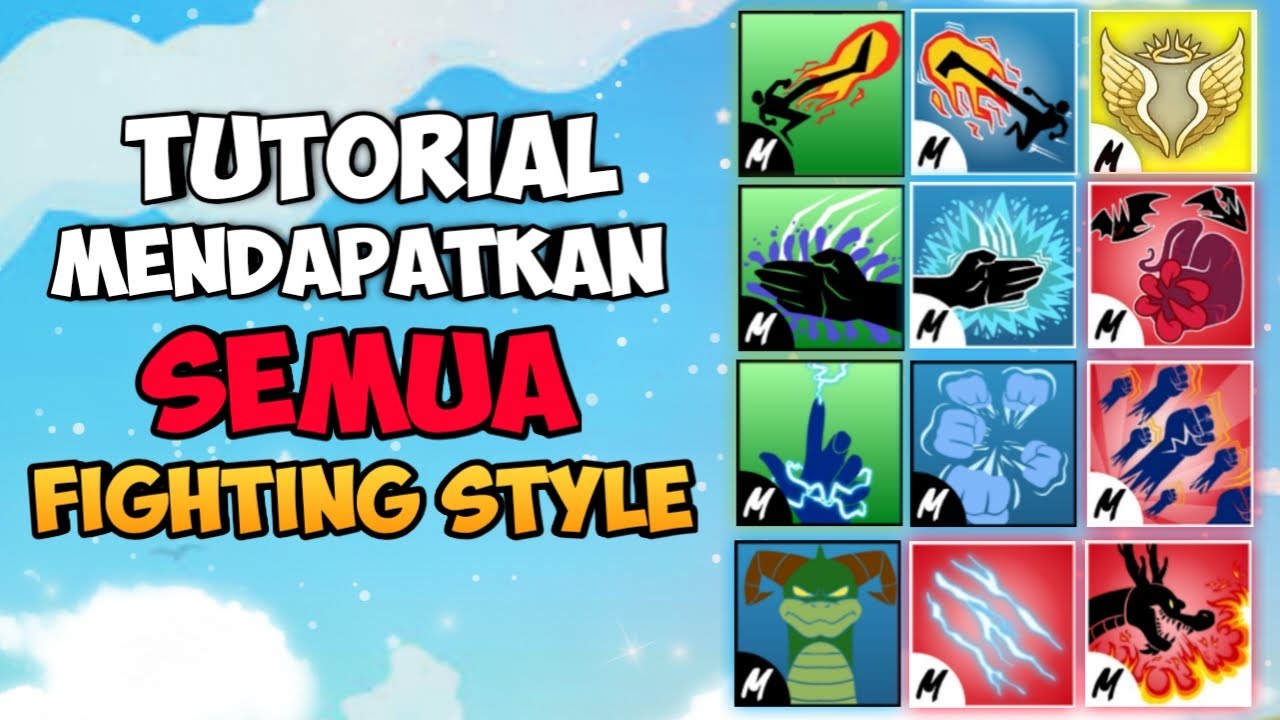 Cara Mendapatkan Semua Fighting Style Blox Fruits !!
