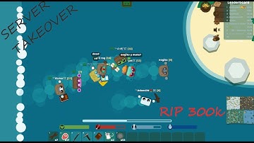 starve.io - SERVER TAKEOVER || RIP 300k