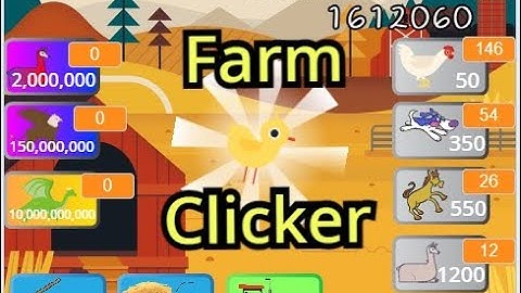 Scratch Farm Clicker Game Demo | Scratch Clicker Game Tutorial