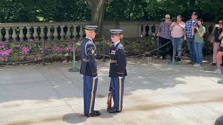 Changing of the Guard Arlington National Cemetery Female Sentinel June 2021