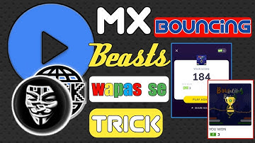 mx player game hack trick | mx player bouncing beasts hack trick wapas se | without play and win 😂
