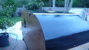 Teardrop camper build a 5 X 8                   video no. 51           Paint