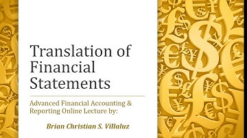 AFAR: Translation of Financial Statements