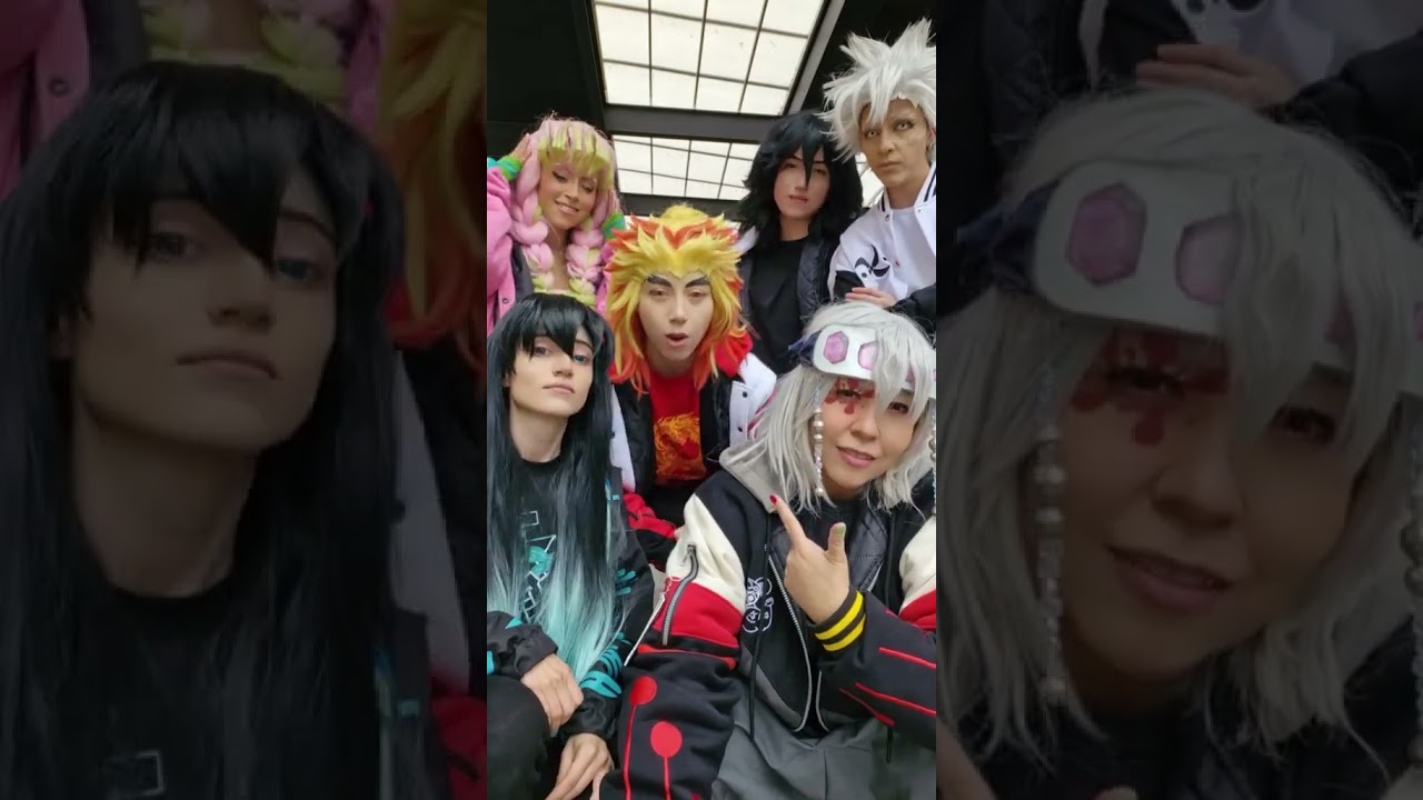 Pilares luciendo sus nuevos trajes  #cosplay #kny #kimetsunoyaiba