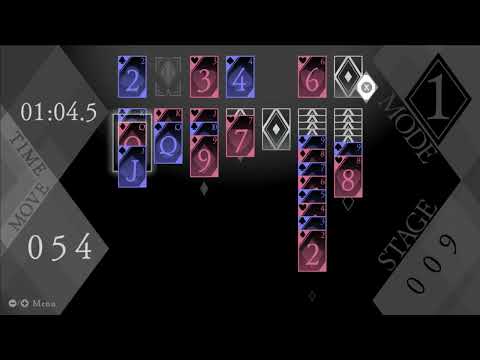 Switch - Solitaire Klondike BLACK [Stage Mode 009 - Moves: 138]