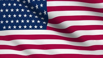 United States Of America Flag Waving Animation Full Screen | USA Flag | American flag
