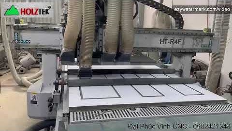 Holztek/ máy cnc nesting 4 đầu HT-R4F gia công pano cửa