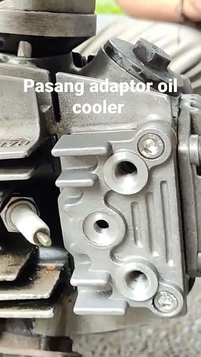 pasang adaptor oil cooler Mesin C Series