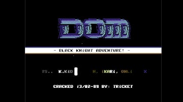 C64 Crack Intro: The Dominators DOM Intro 1989