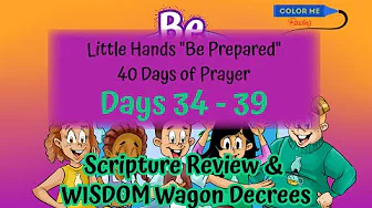 Checking In | Days 34 - 39 - CMR Little Hands Be Prepared - 40 Days of Prayer