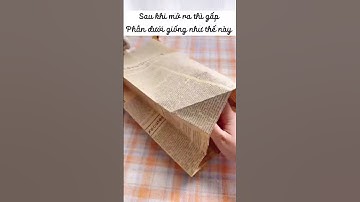 Gấp túi quà bằng giấy