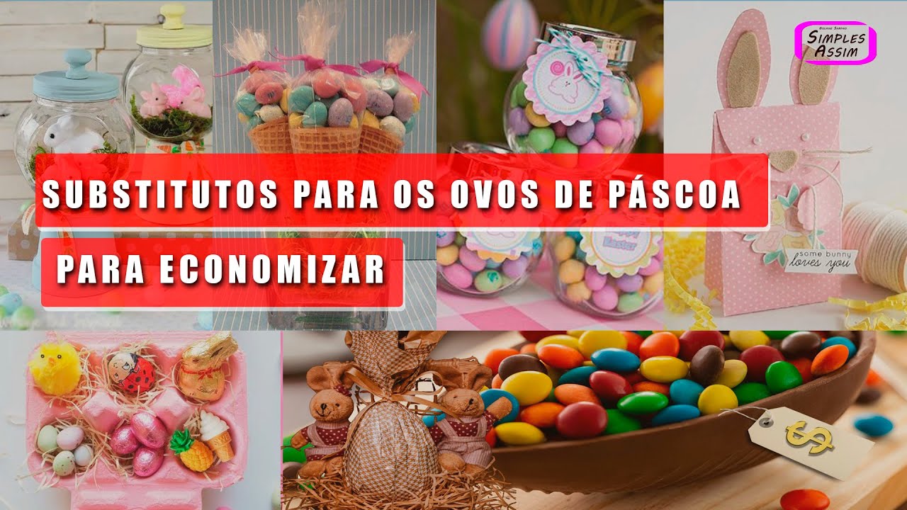Dicas de presentes criativos e baratos para a Páscoa