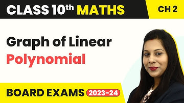 Graph of Linear Polynomial - Polynomials | Class 10 Maths Chapter 2 | CBSE 2024-25