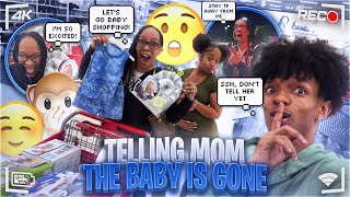 TELLING MY MOM OUR BABY IS GONE!!😱👶🏽**EMOTIONAL**