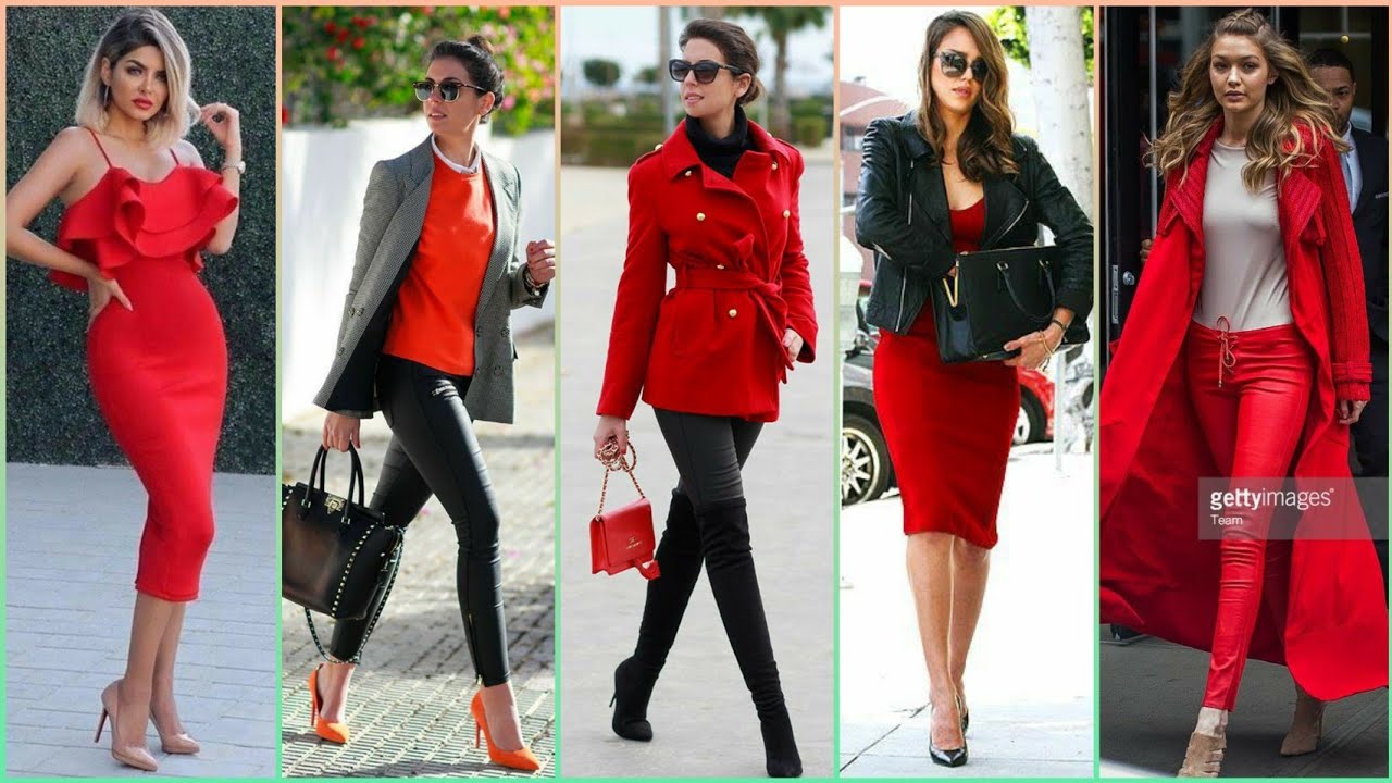 7 MANERAS DE INCORPORAR EL ROJO A TU LOOK DIARIO Y DARLE A TU OUTFITS COLOR  CON EL ROJO ? - YouTube