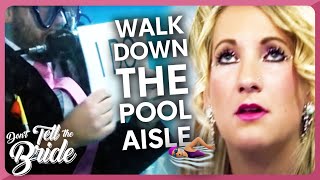 Bride finds out her marriage aisle is... UNDERWATER!