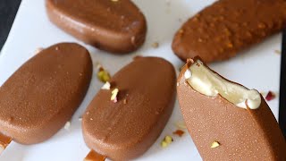 వందలుపోసి కొనే చాకోబార్ ఐస్ క్రీమ్👉ఇంట్లోనే క్రీం లేకుండా ఈజీగా😋 Chocobar Ice Cream Recipe In Telugu