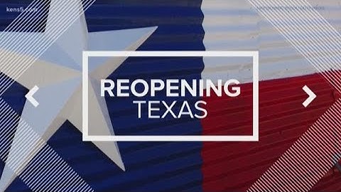 Bars reopening in Texas?