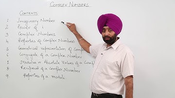 Best Free Topic l l COMPLEX NUMBER l ICSE CLASS 11 MATH  l Contents Complex Number L1