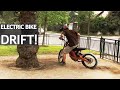 Drift con una Bicicleta Eléctrica y la Sur-Ron Electric Bike! Fat Bike y Dora la Exploradora!