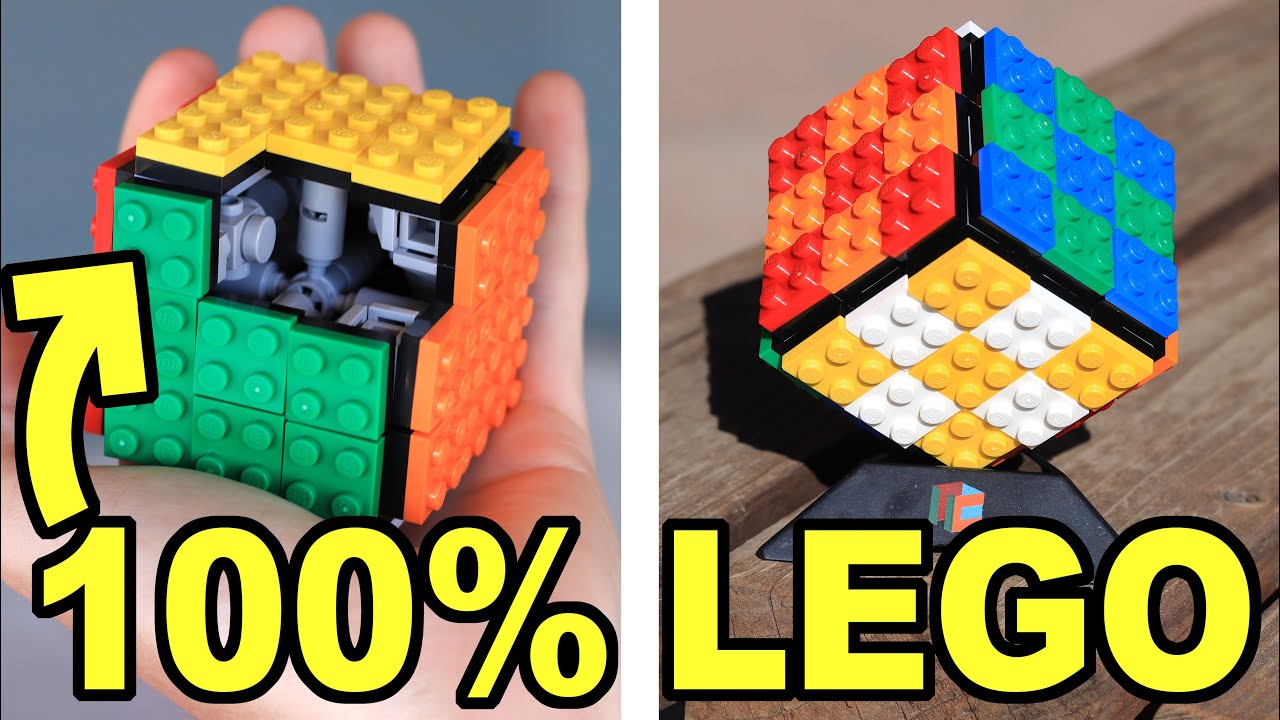 I made a 100% LEGO Rubik's (Fully Functional) - YouTube