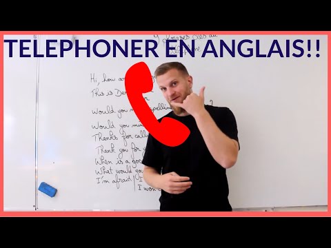 Vidéo: Comment parler de conversation téléphonique en anglais ?