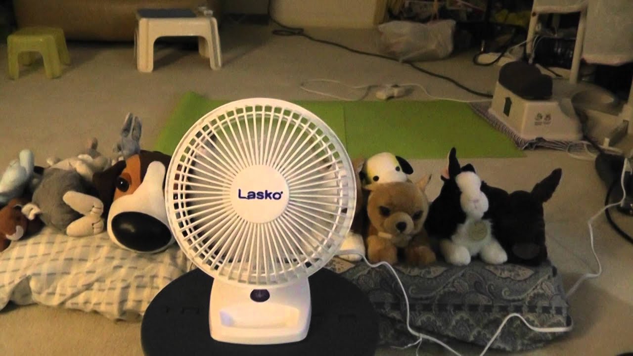 6" Lasko Personal Desk Fan Model 2002w YouTube