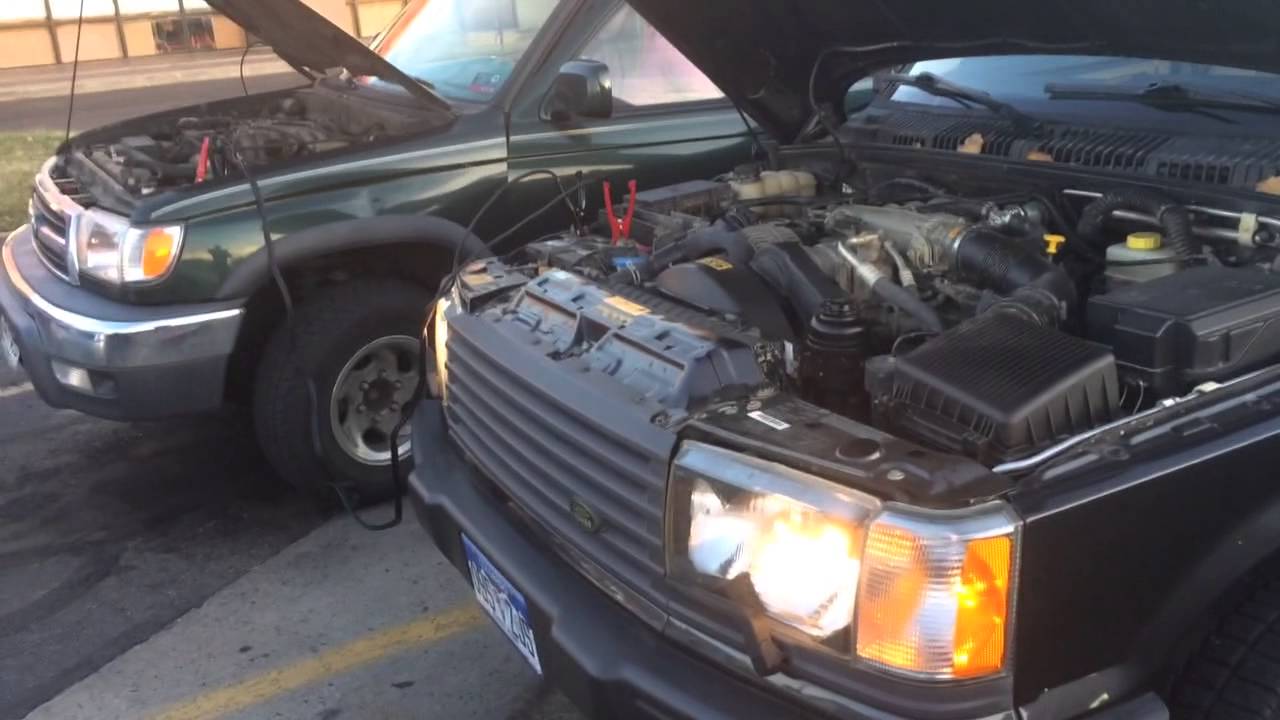 Range Rover jump starts 4Runner YouTube