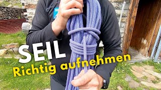 Seil richtig aufnehmen - Seilpuppe Schritt für Schritt erklärt