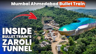 Inside the First Tunnel of Mumbai Ahmedabad Bullet Train | Breakthrough and Facts