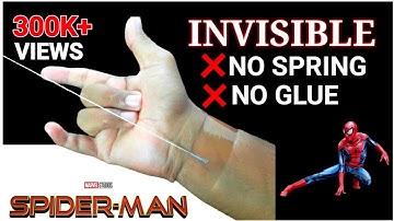 How To Make Web Shooter Without Spring | Without Glue Web Shooter | Spiderman Web Without Spring
