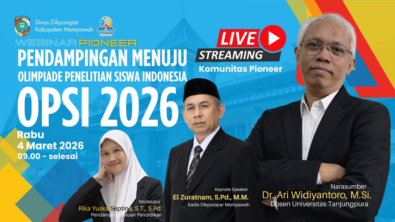 Webinar Pendampingan Menuju Olimpiade Penelitian Siswa Indonesia OPSI 2026