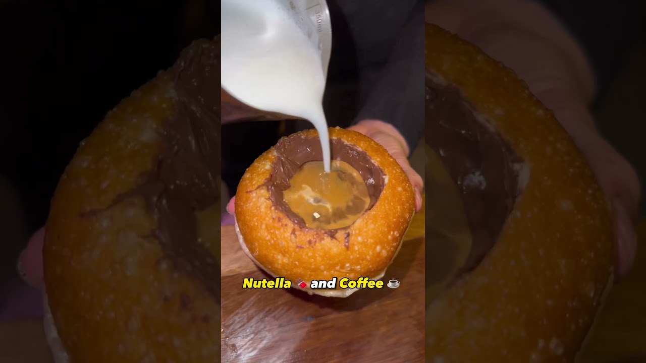 NUTELLA COFFEE DONUT!? 