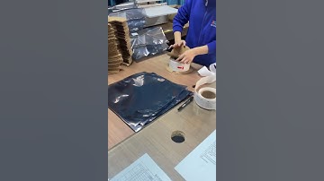 How a roll of RFID tags are packaged #rfidtag #rfid#rfidtechnology  #factory