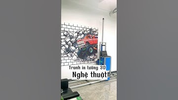 In Tranh Tường 3D - In Lên Tường Cực Đẹp