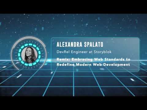 Alexandra Spalato - Remix: Embracing Web Standards to Redefine Modern Web Development - React Live