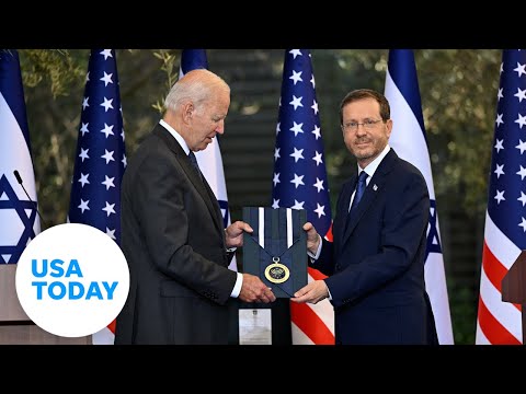 Biden awarded medal for commitment to Israel | USA TODAY