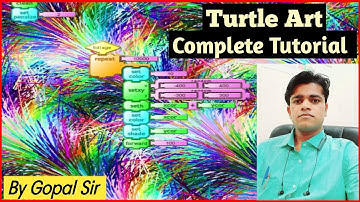 Turtle Art Part 2nd || Class 7 || ICT Book || Basic Computer Course || Cyber Study By Gopal Sir